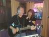 Michael & Rita (Pearl) sang “I’ve Got You Babe” for their final song of the night at Bourbon St.’s Open Mic.